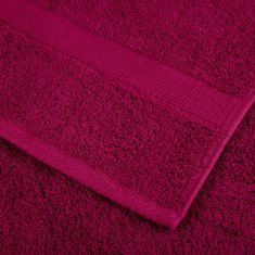 Vidaxl Premium brisače SOLUND 10 kos bordo 50x100 cm 600 g/m2