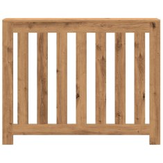 Vidaxl Pokrov za radiator hrast 104x20x82 cm inženirski les