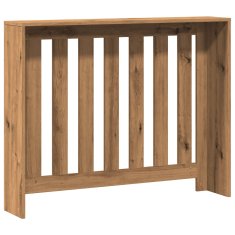 Vidaxl Pokrov za radiator hrast 104x20x82 cm inženirski les
