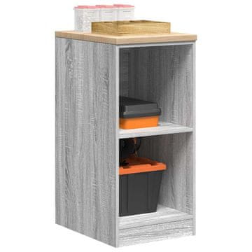 Vidaxl vidaXL Omara za shranjevanje v garaži sonoma siva 40x51x85 cm