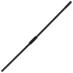 Vidaxl Ročaj za vile Ø3,5x127,5 cm črno jeklo