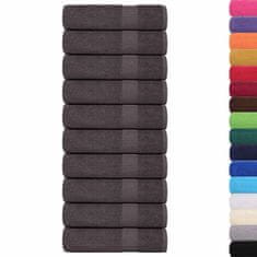 Vidaxl Brisače za tuširanje 25kos FROGN antracit 70x140 cm 100% bombaž