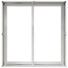 Vidaxl Sadilnik 80x80x40 cm iz nerjavečega jekla