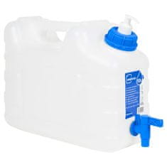 Vidaxl Posoda za vodo s pipo in dozirnikom za milo 10 L plastika