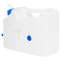 Vidaxl Posoda za vodo s pipo in dozirnikom za milo 10 L plastika