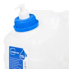 Vidaxl Posoda za vodo s pipo in dozirnikom za milo 10 L plastika