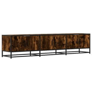 Vidaxl TV omarica dimljeni hrast 180x35x41 cm inženirski les
