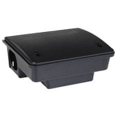 Vidaxl Pasti za miši 6 kosov črne 23x19x9,5 cm