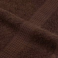 Vidaxl Brisače 2 kos rjava 100x200 cm 360 g/m² 100% bombaž