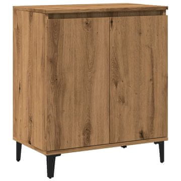 Vidaxl Sideboard artisian hrast 60x35x70 cm konstruiran les