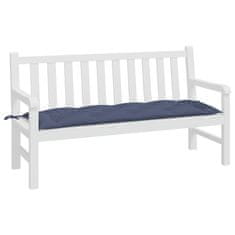 Vidaxl Blazina za vrtno klop mornarsko modra 150x50x7cm oxford tkanina
