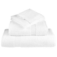 Vidaxl Premium kopalne brisače SOLUND 2 kosa bela 100x150 cm 600 gsm
