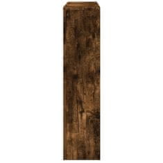 Vidaxl Pokrov za radiator dimljen hrast 175x20x82 cm inženirski les