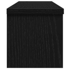 Vidaxl Kitchen Racks Stackable 2 pcs črn 60x15x16 cm