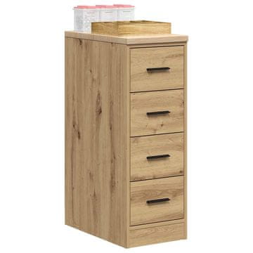 Vidaxl vidaXL Omara za shranjevanje v garaži Artisan hrast 30x51x85 cm