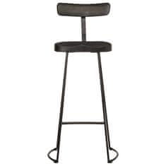 Vidaxl Bar Stooli 2 kosa Črna 49x43x103 cm Masivni les Mango