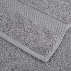 Vidaxl Premium brisače za savno SOLUND 4 kosi siva 80x200 cm 600 gsm