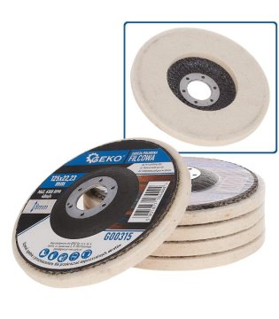 GEKO G00315 Polirni disk iz filca 125 mm