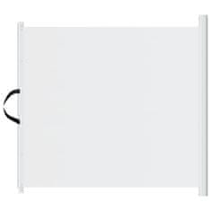 Vidaxl Izvlečna vrata za hišne ljubljenčke bela 117,5x125 cm