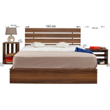 Woody Fashion Dvoposteljna postelja