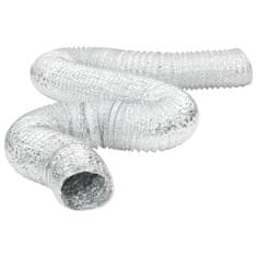 Vidaxl Prezračevalni kanal aluminij 6 m Ø15 cm