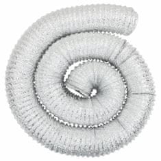 Vidaxl Prezračevalni kanal aluminij 6 m Ø15 cm