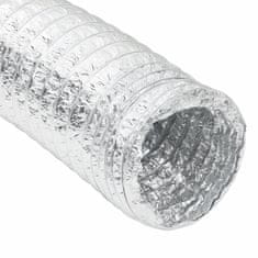 Vidaxl Prezračevalni kanal aluminij 6 m Ø15 cm