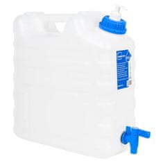 Vidaxl Posoda za vodo s pipo in dozirnikom za milo 15 L plastika