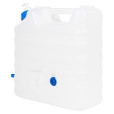 Vidaxl Posoda za vodo s pipo in dozirnikom za milo 15 L plastika