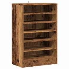Vidaxl omara za čevlje iz starega lesa 60x35x92 cm inženirski les