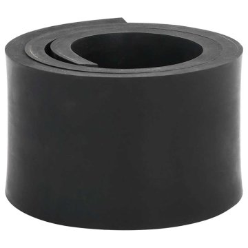 Vidaxl Gumijasti rob za snežni plug črn 120x8x1 cm
