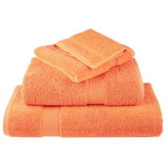 Vidaxl Premium brisače SOLUND 4 kos oranžna 70x140 cm 600 g/m2