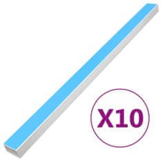 Vidaxl Kabelska cev samolepilna 150x50 mm 10 m PVC