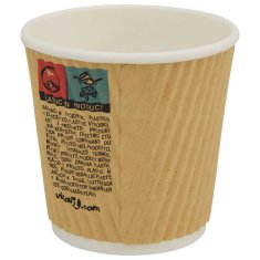 Vidaxl Papirnate skodelice za kavo 1000 kosov 4oz 100ml Brown