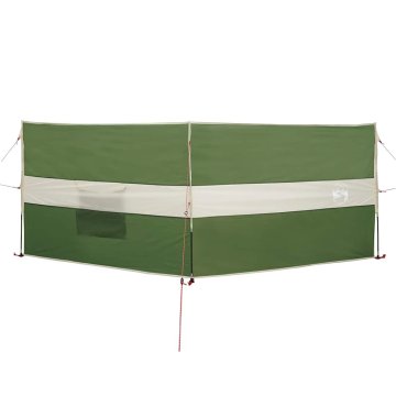 Vidaxl Camping Windbreak Green 344x120 cm Vodoodporen