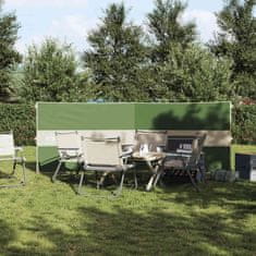 Vidaxl Camping Windbreak Green 344x120 cm Vodoodporen