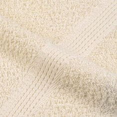 Vidaxl Brisače za savno 2 kos krem 80x200 cm 360 gsm 100% bombaž