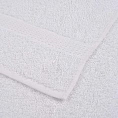 Vidaxl Brisače 25 kos bela 100x200 cm 360 g/m² 100% bombaž