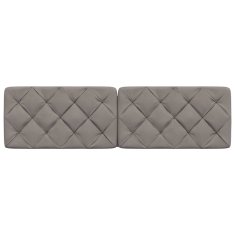 Vidaxl Vzglavna stranica taupe 180 cm blago