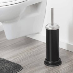 Vidaxl WC ščetka z držalom Acero črna