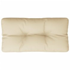 Vidaxl Blazina za kavč iz palet bež 70x40x12 cm