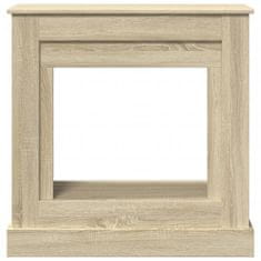 Vidaxl Okvir za kamin sonoma hrast 90x30x90 cm inženirski les