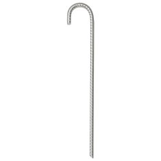 Vidaxl Klini za šotor 6 kosov 37 cm Ø10 mm pocinkano jeklo