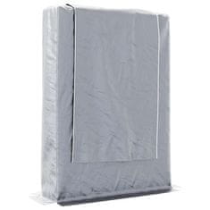 Vidaxl Stojalo za drva z dežnim pokrovom 100x25x150 cm Pocinkano jeklo