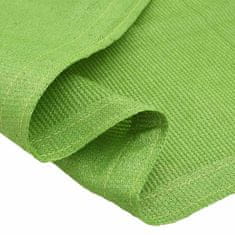 Vidaxl Preproga za šotor svetlo zelena 200x200 cm HDPE