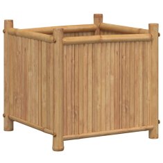 Vidaxl Cvetlično korito 40x40x40 cm bambus