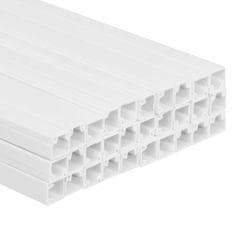 Vidaxl Kabelska cev 30x15 mm 30 m PVC