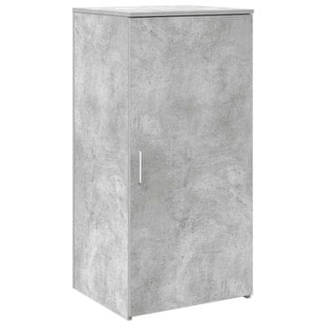 Vidaxl shranjevalna omara Betonsko siva 50x45x103,5 cm Inženirski les