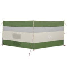 Vidaxl Camping Windbreak Green 340x130 cm Vodoodporen