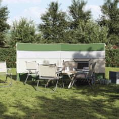 Vidaxl Camping Windbreak Green 340x130 cm Vodoodporen